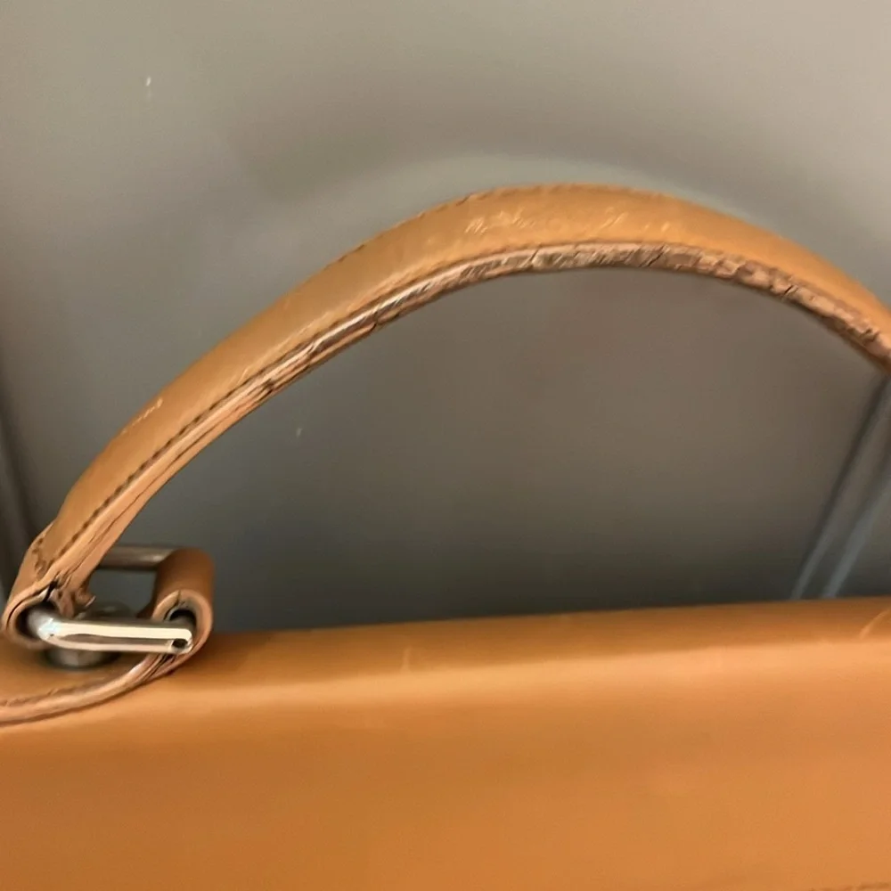 VTG Gino Ferruzzi Italian Leather Briefcase/Handbag 👜 ‼️PRICE DROP‼️ - Picture 5 of 13